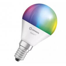 Светодиодная лампа Ledvance SMART WIFI P40 5W 230V RGBWFR E14 4X1LEDV (4058075485631)