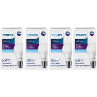 Светодиодная лампа Philips Ecohome LED Bulb 11W E27 4000К, 4 шт (929002299317H)