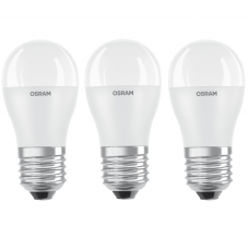 Светодиодная лампа OSRAM LED VALUE CL P75 7,5W/830 230V FR E27 w.o. CE, 3 шт (4058075624191R)