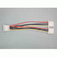 EF2-011 (4PCOVLL) Розгалужувач роз'єму блоку живлення DDC 4P -> 2 х DDC 4P, 150mm, Zippy.