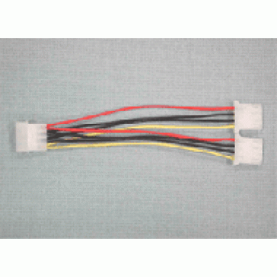 EF2-011 (4PCOVLL) Разветвитель разъёма блока питания DDC 4P -> 2 х DDC 4P, 150mm, Zippy.