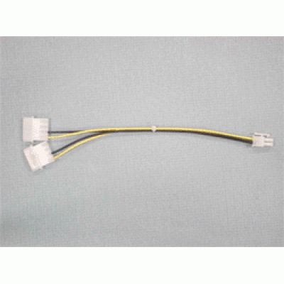 EF2-019 (4P2TOATX) Переходник для блоков питания 2 x DDC 4P -> 4P (ATX4P), Zippy.