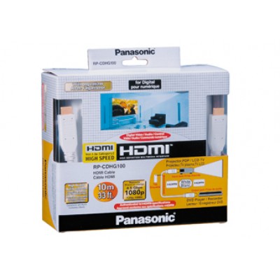 Кабель RP-CDHG100E-W Panasonic HDMI-HDMI белый