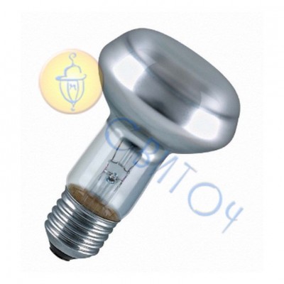 Лампа OSRAM R63 40W E27 накаливания рефлекторная (4052899182240)