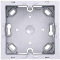 Адаптер Hager н/у 2М Systo титан (WS681T)