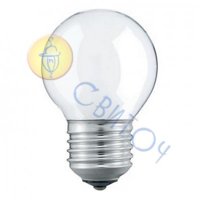 Лампа PHILIPS P-45 Е27 40W матова куля
