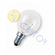 Лампа OSRAM P Е27 60W прозрачная шарообразная (4008321666253)