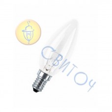 Лампа OSRAM B 60W E27 прозрачная свеча (4008321665973)