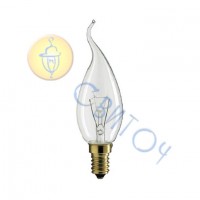 Лампа PHILIPS BXS-35 E14 25W прозора вогник свічки