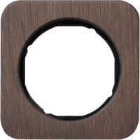 Рамка Berker 1-кратная, дуб/черный, дерево, R.1 (10112354)