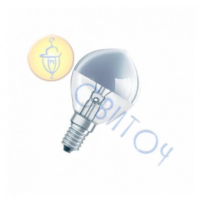 Лампа OSRAM DECOR P E14 40W SILVER (4050300002224)