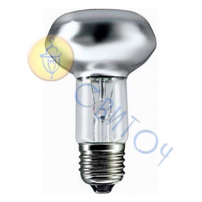 Лампа PHILIPS R63 60Вт Е27 накаливания рефлекторная (926000005935)