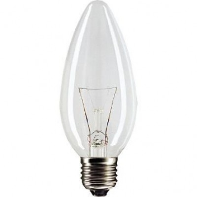 Лампа PHILIPS B-35 Е27 40W прозрачная свеча (921492044218)