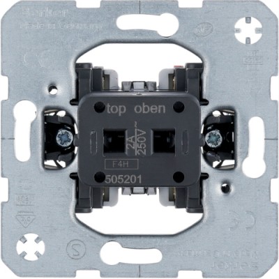 Кнопочний выключатель Berker hotelcard, 1НО+1НЗ, 2А/250В (505201)