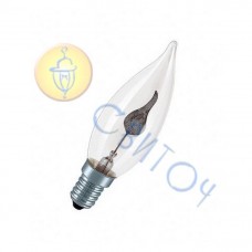 Лампа OSRAM DECOR BA FLICKER E14 3W (4050300923680)