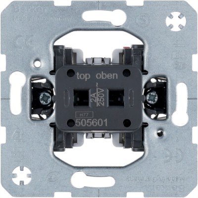 Кнопочний выключатель Berker hotelcard, 1 перекл.контакт 2А/230В (505601)