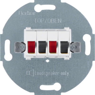 Розетка Berker для стерео-гучномовця, підлогу.білизна (457309)
