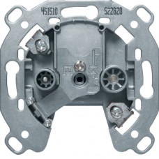 Розетка Berker антена, 2 отвори, прохідна (451510)