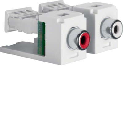 Набор Berker для модуля Chich, пол.белизна/красный (1989)