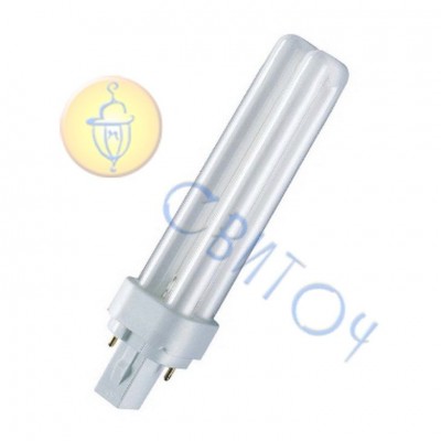 Лампа Osram T/E GX24q-1 13W/830 компактная люминесцентная (4050300446981)