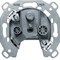 Розетка Berker антена, 3 отвори, окрема (452210)