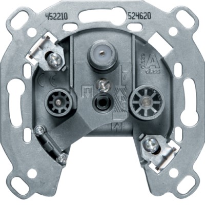 Розетка Berker антена, 3 отвори, окрема (452210)