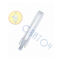 Лампа Osram S G23 11W/827 компактная люминесцентная (4050300006017)