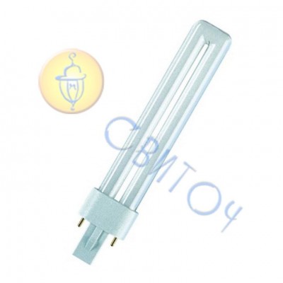 OSRAM S G23 9W/60 красная (4050300015927)