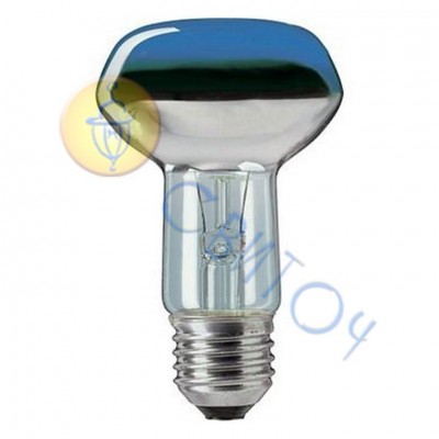 Лампа PHILIPS R63 E27 40W цв. рефлекторная СИНЯЯя (923345644217)