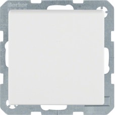Розетка Berker с з/к с крышкой, пол.белизна матовая, 16А/250В S.1 (47511909)