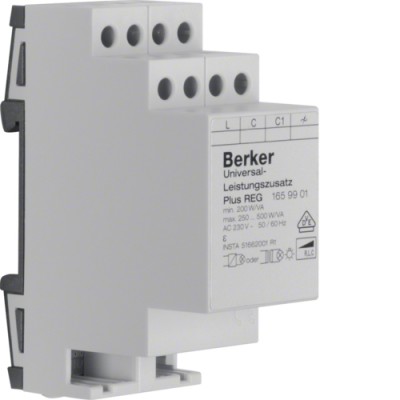 Універсальний підсилювач потужності Berker REG Plus, 200-500Вт, 230В (1659901)