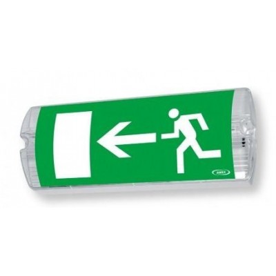 HELIOS 8W IP65 3h battery maintained/non-maintained (transparent cover) авар. светильник AWEX