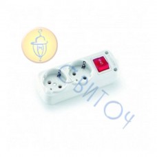 90207720 2-гнізда колодки з з/к + вим. Vi-Ko