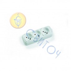 90208900 3-гнізда колодки без з/к Vi-Ko