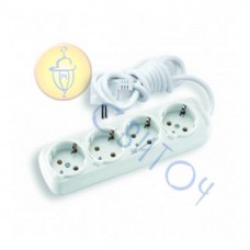 90108003 Удлинитель 4/3м с з/к Vi-Ko