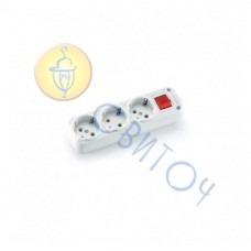 90207920 3-гнізда колодки з з/к + вим. Vi-Ko