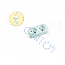 90208700 2-гнізда колодки без з/к Vi-Ko