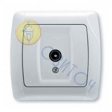 90561010 Розетка TV концевая белая CARMEN Vi-Ko