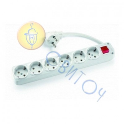 90108225 Удлинитель 6/5м с з/к+выкл. Vi-Ko