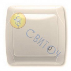 90562012 Розетка с крышкой с з/к крем CARMEN Vi-Ko