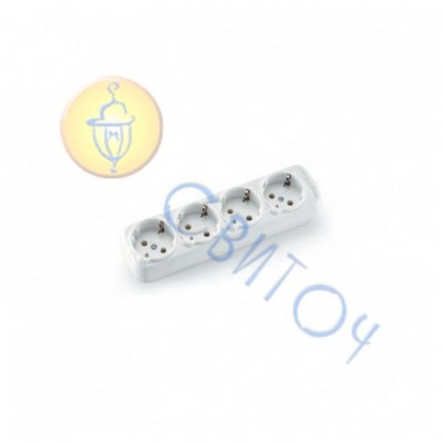 90208100 4-гнезда колодки с з/к Vi-Ko