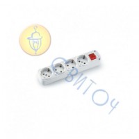 90208120 4-гнізда колодки з з/к+вим. Vi-Ko