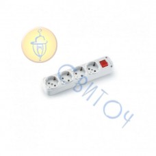 90208120 4-гнізда колодки з з/к+вим. Vi-Ko