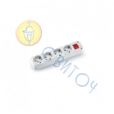 90208120 4-гнізда колодки з з/к+вим. Vi-Ko