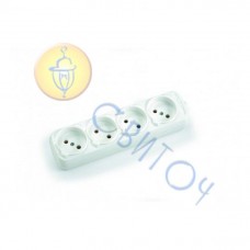 90209100 4-гнізда колодки без з/к Vi-Ko