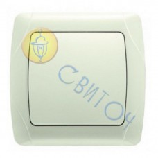 90562001 Выключатель 1 скр. крем CARMEN Vi-Ko