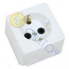 Розетка внешняя с зазем. РА10-304 