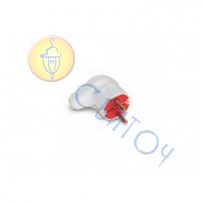 Вилка MUTLUSAN кутова с/з біла (50шт.) (600ящ.) 001 170 012001 00 00