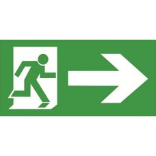 Пиктограмма 300х150 (big) ВЫХОД НАПРАВО (+стрелка) Awex