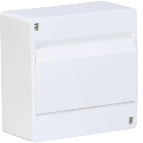 Щит Hager н/у з білими дверима 10 мод. COSMOS (VD110PD)